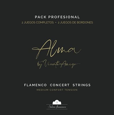 Solera Flamenca "Pack profesional ALMA" Vicente Amigo - Cuerdas de Guitarra flamenca
