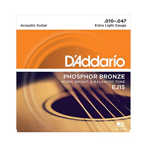 D’Addario EJ15 Extra light (010-045) - guitarra acústica