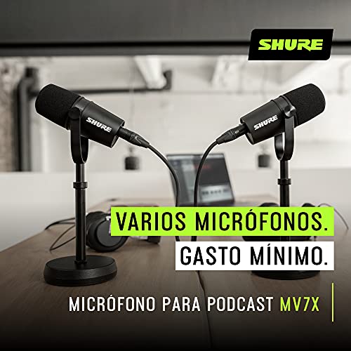 Micrófono Podcasting Shure MV7X XLR